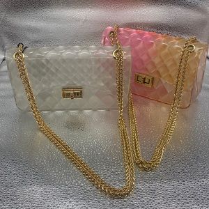 NWT Quilted Jelly Shoulder Bag